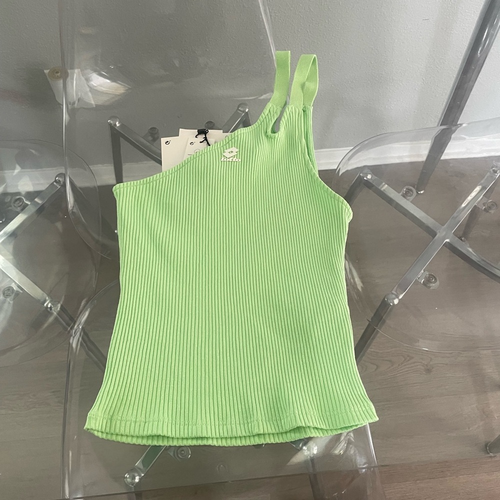 Zara Green Camisole Top with Sleek Silhouette